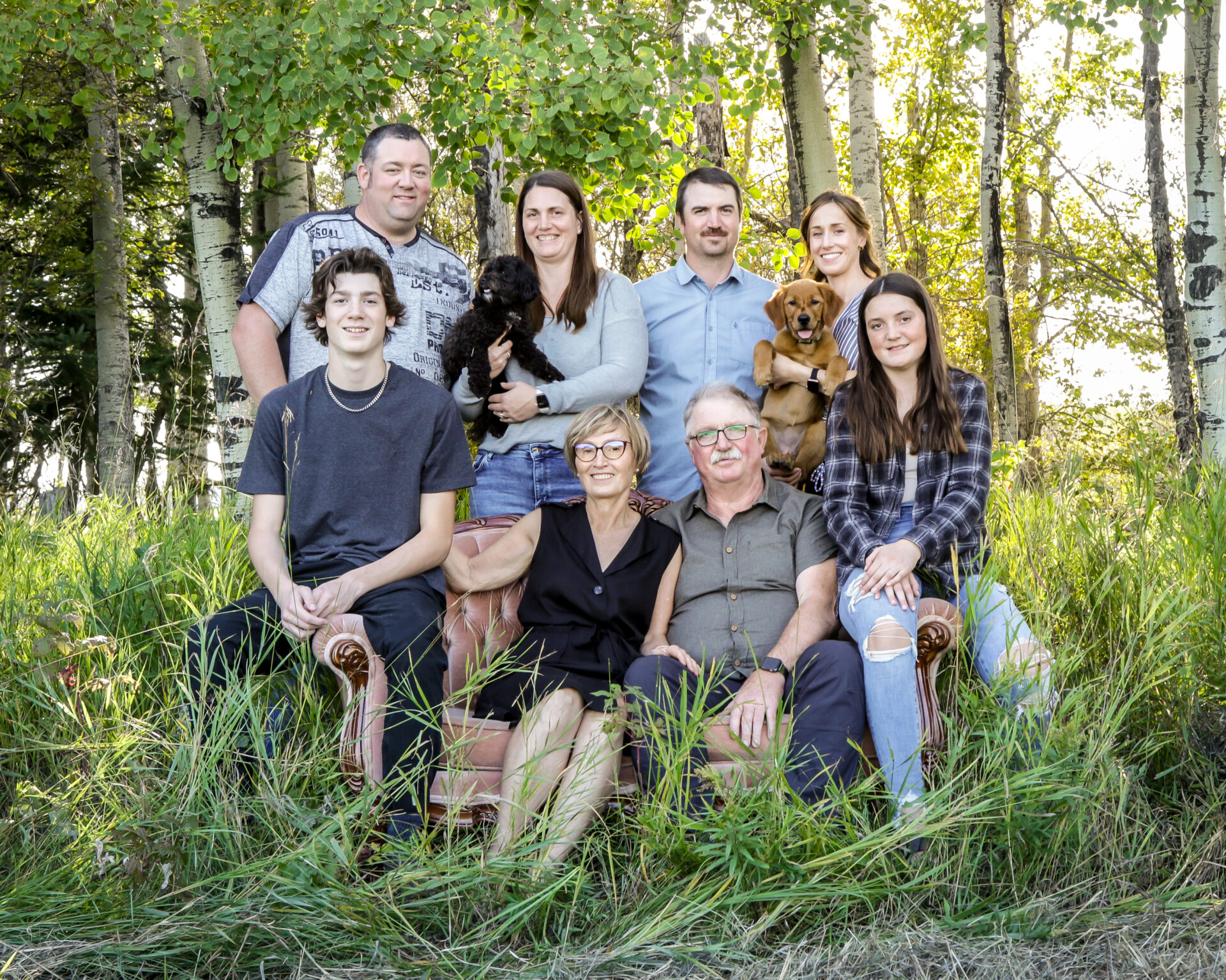 Family reunion photography
